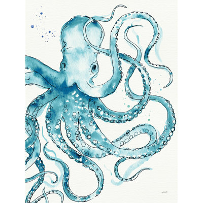 " Deep Sea VIII V2 Teal " by Anne Tavoletti