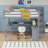 Full Size Wooden Loft Bed With Built-In L-Shaped Desk And Storage Shelves-2138736027