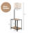 360° Rotatable Floor Lamp With End Table And USB Charging Ports