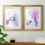 «Fluid Magenta III», reproduction encadrée de qualité supérieure - prête à être accrochée-780187921-780187922