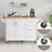 Kitchen Island With Drop Leaf Countertop, Rolling Kitchen Island Cart , Barn Door Kitchen Island Table With Storage Cabinet And Tower Rack, Island Table On Wheels For Kitchen-1461305429