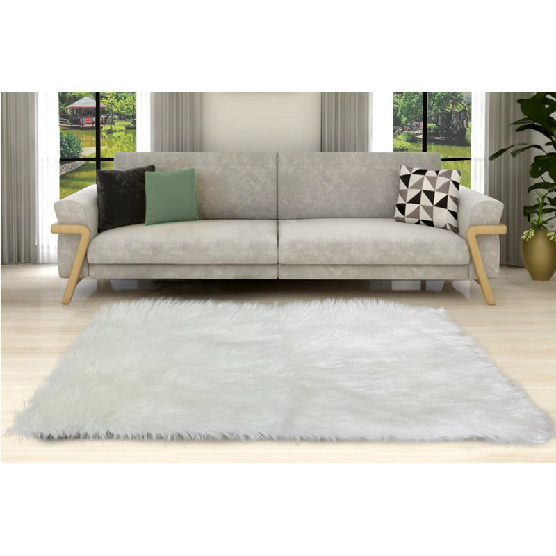 Tapis Rejetta, Blanc, Rectangulaire 3 pi x 5 pi