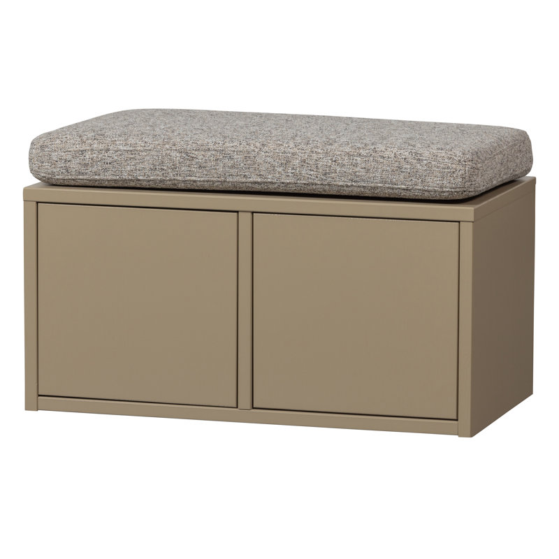 Turner Storage Bench with Seatcushion, Khaki