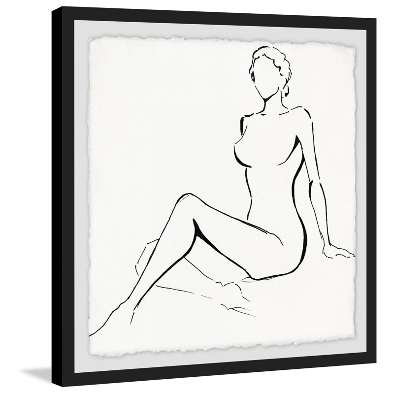 « au naturel », reproduction de peinture à l’acrylique encadrée, H 12 po x l 12 po
