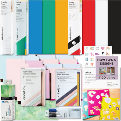 Cricut Joy Xtra Deluxe Materials and Accessories Bundle