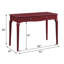 Console Alsen au fini rouge-62097026