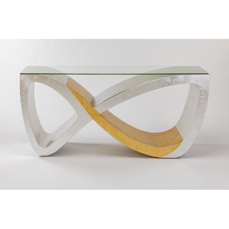 69'' W Glass Console Table