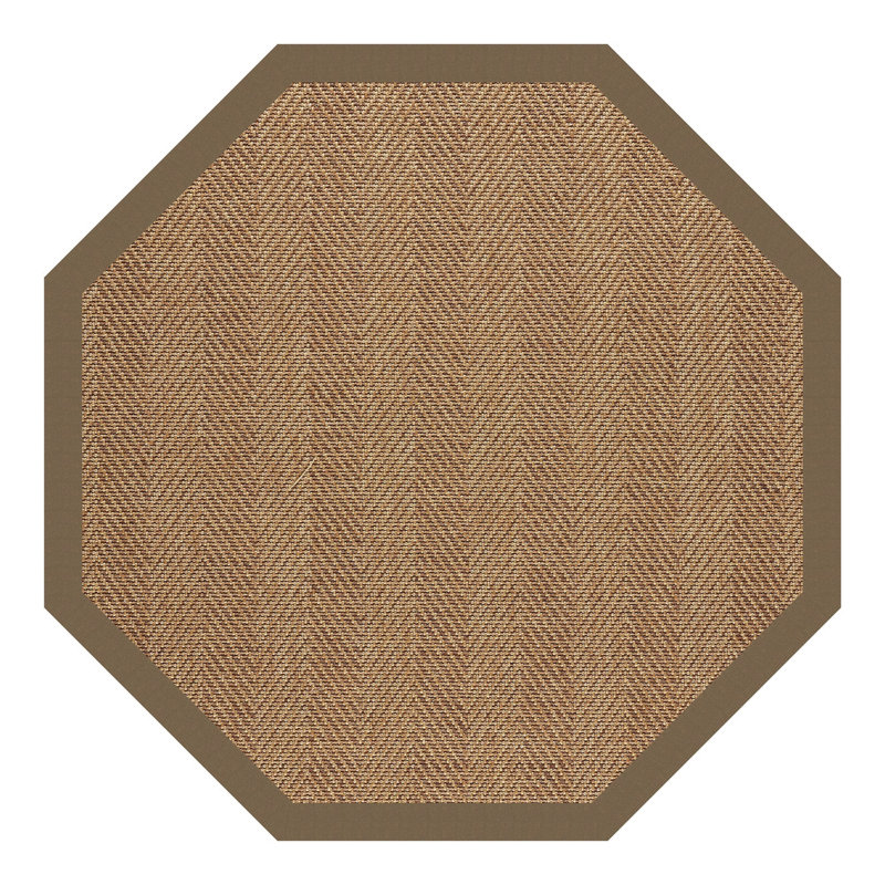 Leggs Chevron Indoor / Outdoor Rug, Square 6'