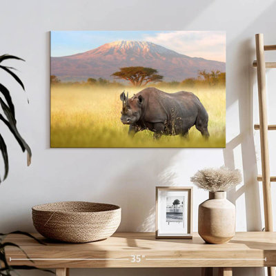 Hulking Amboseli Rhinoceros