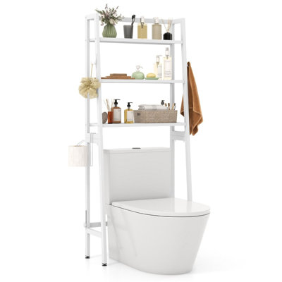Metal Freestanding Over The Toilet Storage