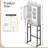 Over The Toilet Storage Cabinet, Freestanding Bathroom Organizer With Tempered Glass Doors, Space Saving Bathroom Shelf, White