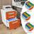 Metal Filing Cabinet with Lock, 3 Drawer Filing Cabinet with Wheels, Mobile Filing Cabinets-129546561