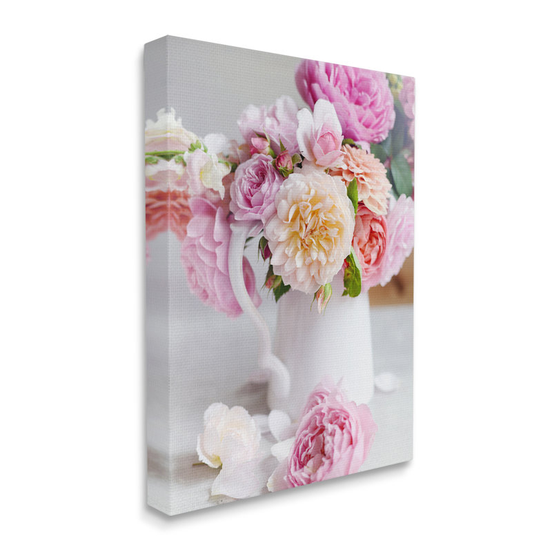 Blush Spring Bouquet Spring, Toile tendue, H 48 po x l 36 po x P 1,5 po