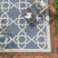 Tapis intérieur / extérieur bleu / beige Herefordshire-2112263306