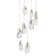 Martini 9 Light LED Multi-Light Pendant