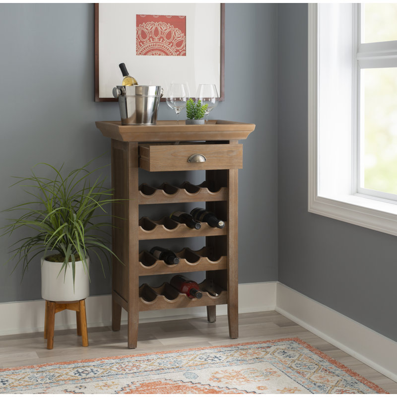 Stapleford Floor Wine Bottle Rack, Brown