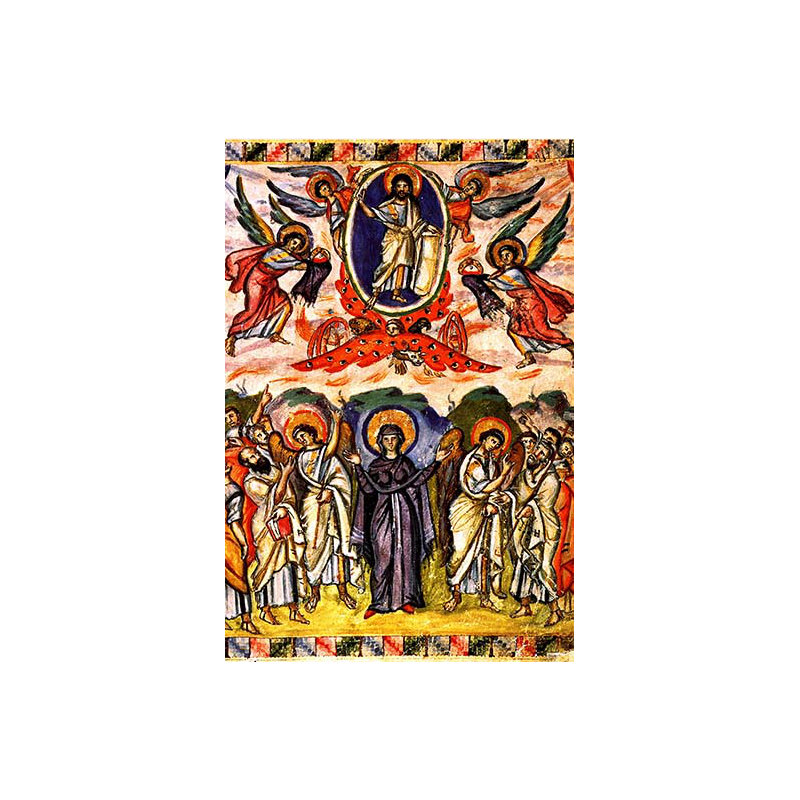 Ascension du christ-impression, H 36 po x l 24 po x P 1,5 po