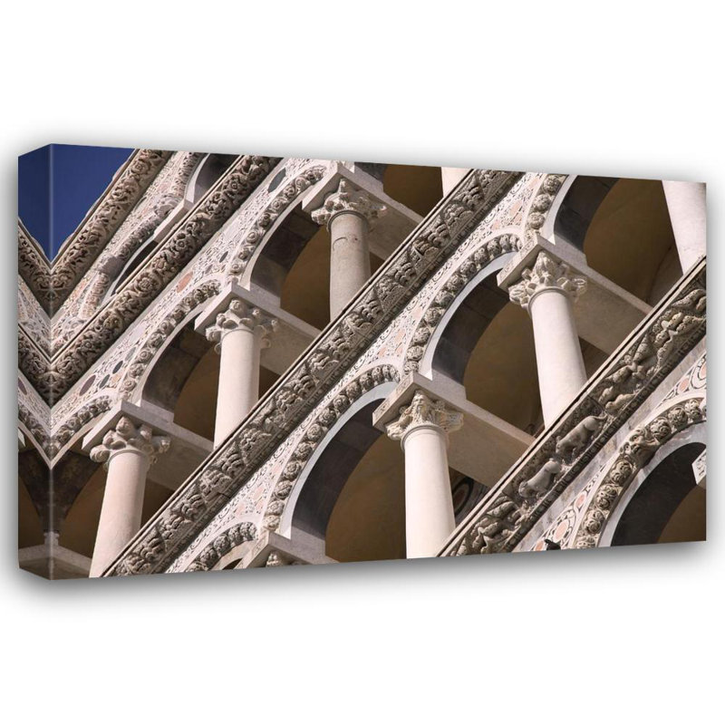 Façade de la cathédrale, H 12 po x l 18 po