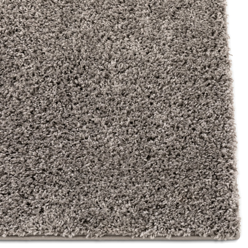 Madison Shag Solid Colour Synthetic Area Rug, Rectangle 120 x 160cm