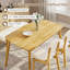 Ensemble de table à manger de 47 po pour 4 personnes, table de cuisine en bois massif avec banc et 2 chaises avec dossier rembourré-62113203-62113196