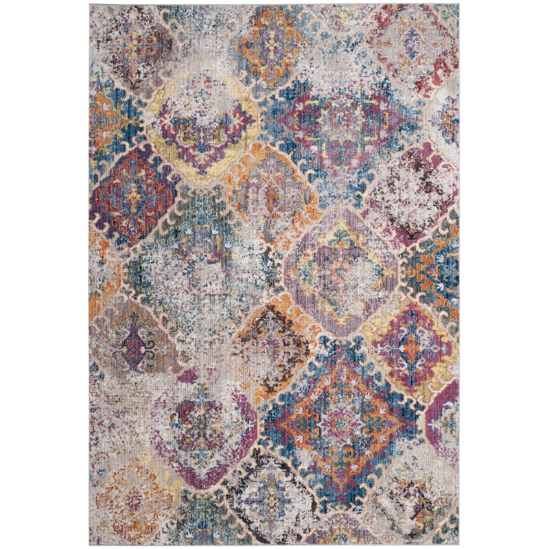 Taina Damask Hand Woven Area Rug, Rectangle 155 x 229 cm