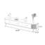 Meuble télé blanc en bois manufacturé-231716101
