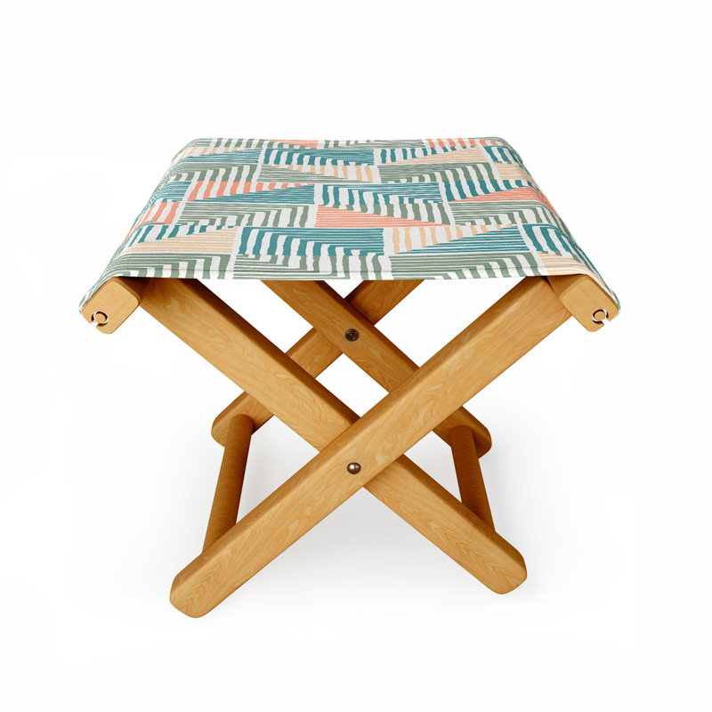 Tabouret d'appoint en bois massif Wagner