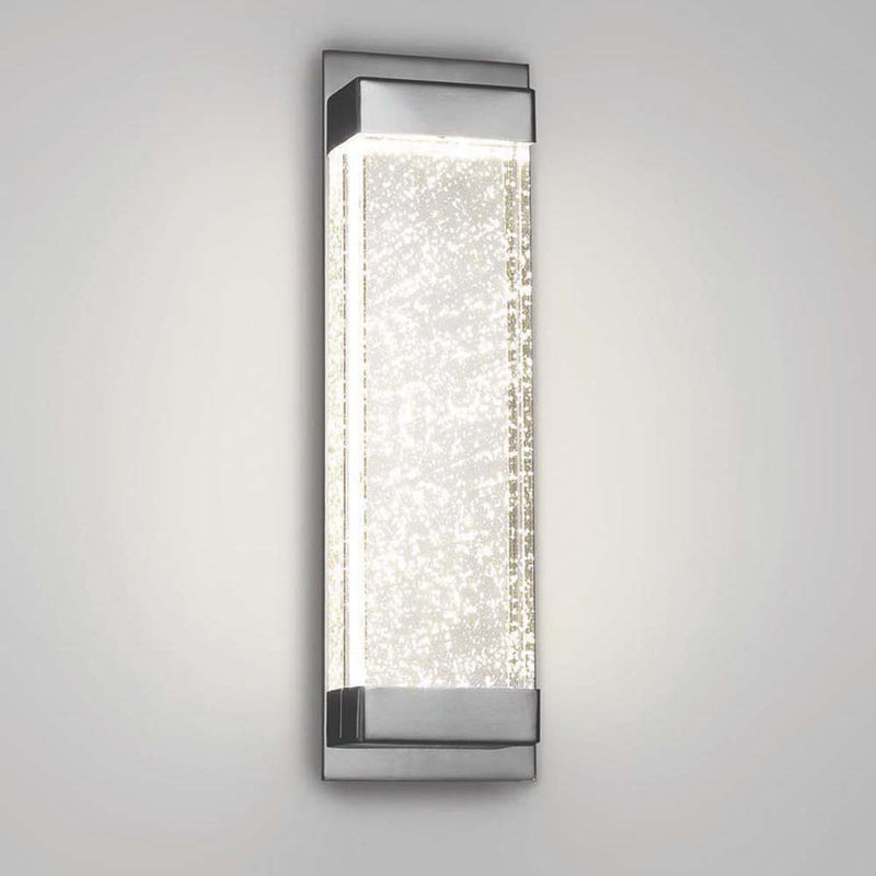 Mythical 1 - Light LED Flush Mounted Sconce, 18" H x 5.5" W x 2.25" D