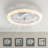 Kaben Flush Mount Ceiling Fan with LED Light and Remote Control-793773195