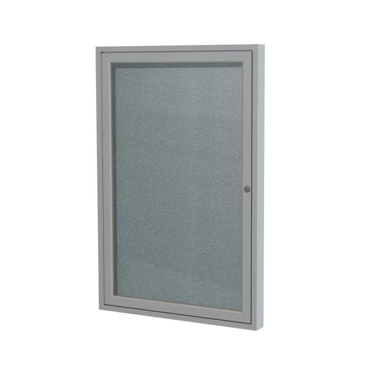 Enclosed Vinyl Bulletin Boards Enclosed Cabinet Vinyl Bulletin Board
