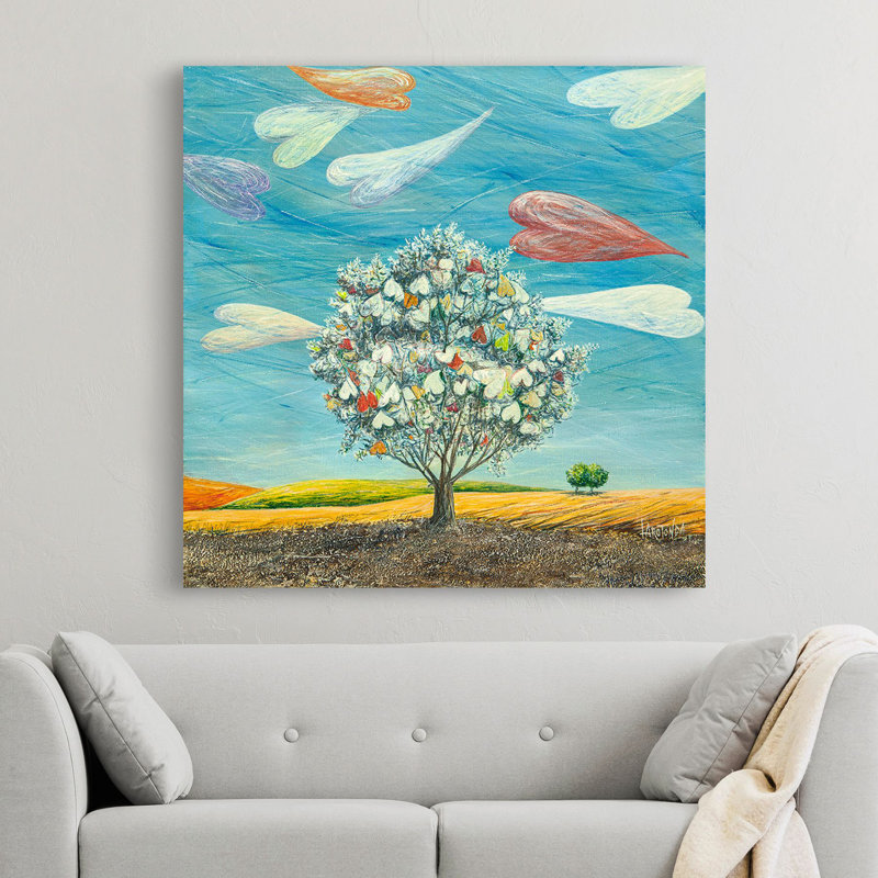 Flying Hearts by Donato Larotonda - Wrapped Canvas Print, 70cm H x 70cm W x 4cm D