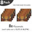 Ensemble de 8 napperons East Urban Home