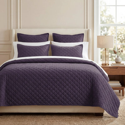 Ensemble de courtepointe Velvet Diamond