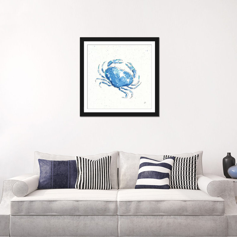 « maritime x », impression sur toile, H 16 po x l 16 po x P 1 po, Papier d'art encadré noir, Blanc