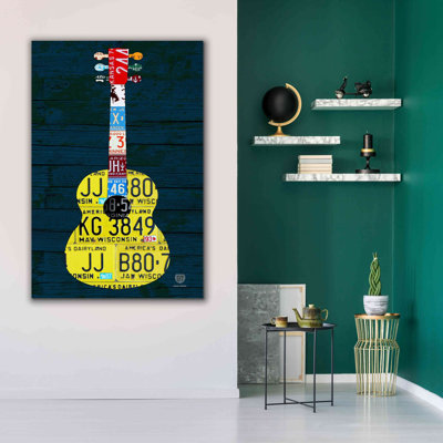 'Guitar 2' by Design Turnpike, Giclee Canvas Wall Art