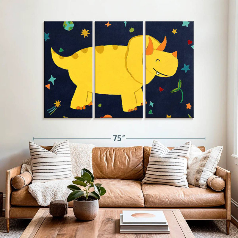 Dinos étoilé II, H 42 po x l 65 po