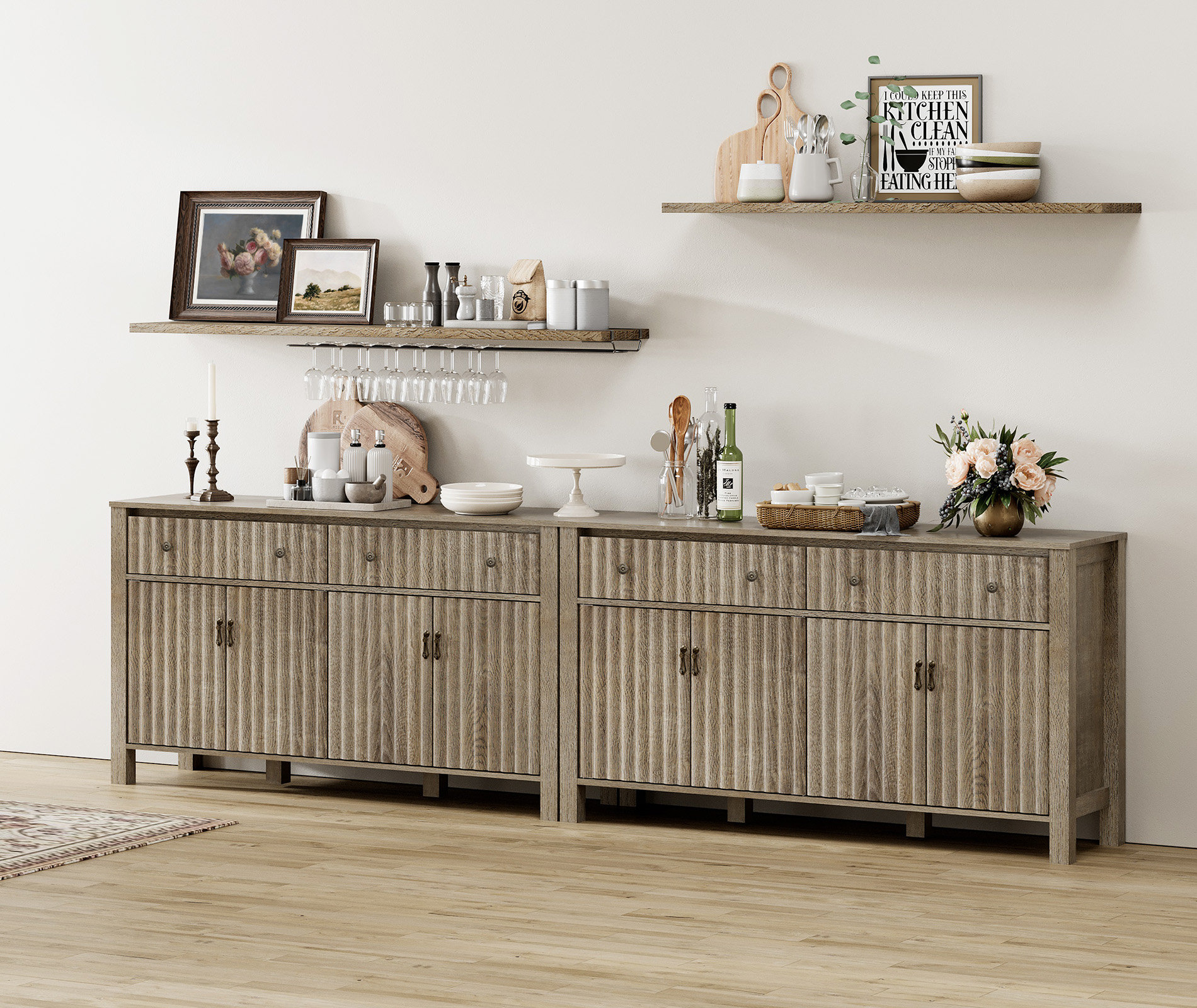 Red Barrel Studio® Alburnett 114'' Sideboard | Wayfair