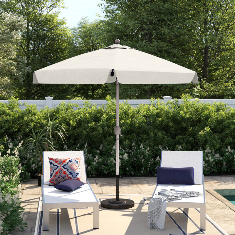 Pizano 90'' Market Umbrella, Spun Polyester Antique Beige