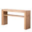 Console rustique en bois massif avec tablette de rangement