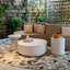 ROME Round Concrete Side Table 45 x 45 x 51.5 cm-92685586