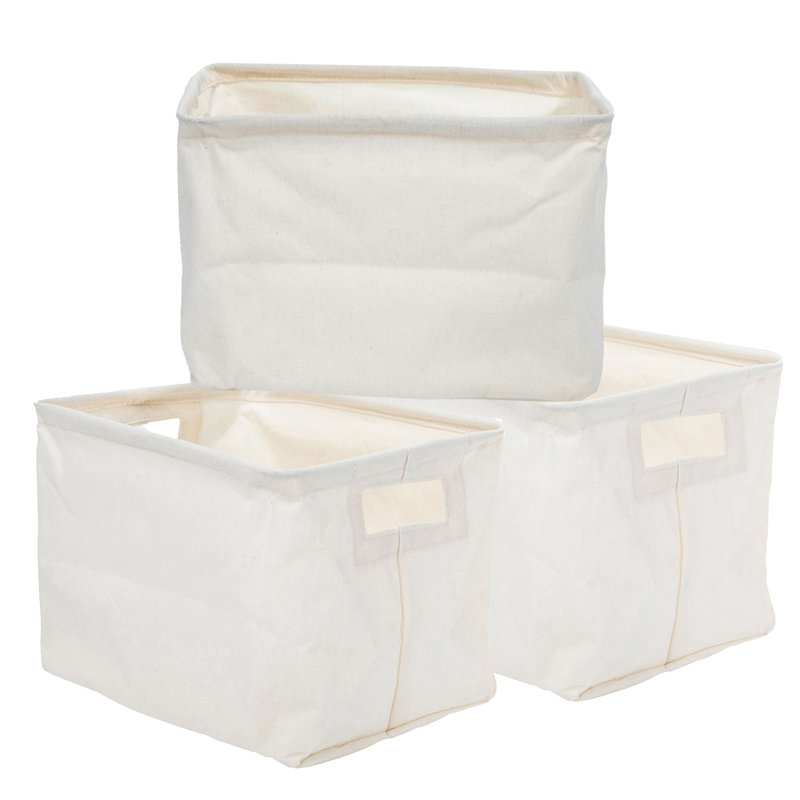 Ensemble de boîtes en plastique, H 8,50 po x l 12,50 po x P 8,50 po