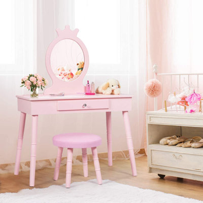 Demopolis Kids Vanity Set with Mirror