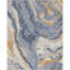  Tapis à tissage plat en marbre bleu abstrait Abstract Harmony-88588513