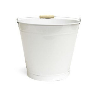 White Handled Bucket