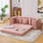 [NEW ARRIVED] [VIDEO PROVIDED]82.25" Convertible Sofa Bed-1142438726