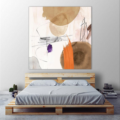 «Velvet At Dusk Ii», reproduction d'art sur toile géante 72 po x 72 po