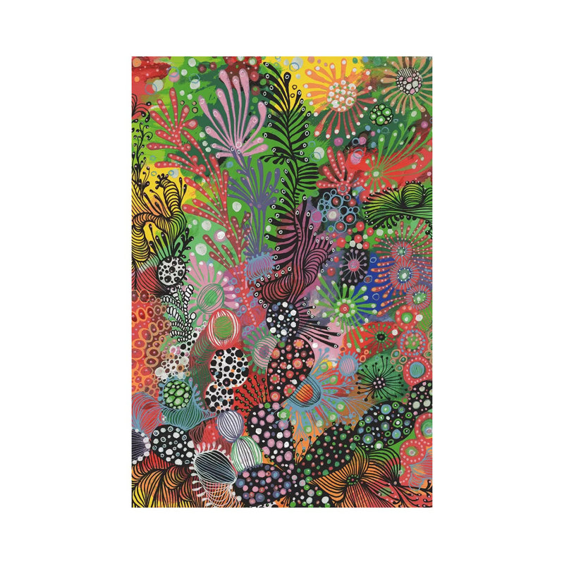 Forêt de Noemi Ibarz - impression d'art graphique, Toile tendue, H 18 po x l 12 po x 1,5 po