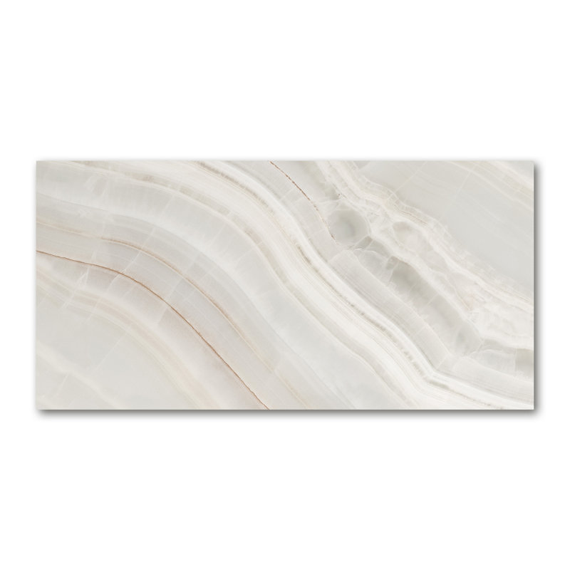 50cm W x 100cm L Glass Peel and Stick Panel