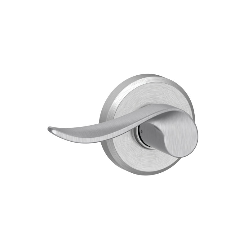 F Series Sacramento Passage Leverset with Greyson Rosette, Satin Chrome