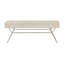 Banc contemporain tapissier Beige
